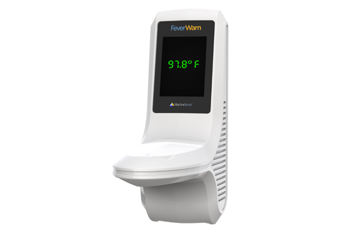 FeverWarn Model FW-OPX-1100A3 Self-Service Thermal Hand Scanner with Onboard Data Storage