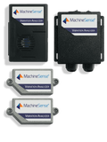 MachineSense Vibration Analyzer 115/230 VAC + 2 Sensor Kit + 1 Data Hub